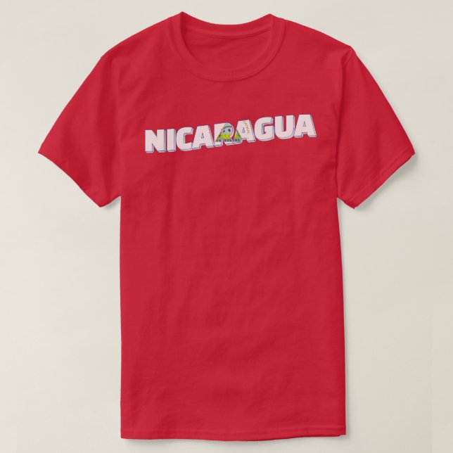 Nicaragua Vintages Retro-Souvenir 2 T-Shirt (Design vorne)