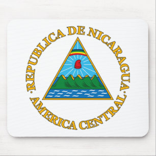 Nicaragua-Wappen Mousepad