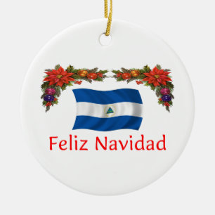 Nicaragua-Weihnachten Keramik Ornament