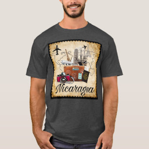 Nicaragua World Travel Souvenir Reiseziel T-Shirt