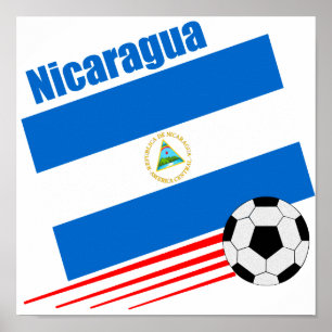 Nicaraguafußball-Team Poster