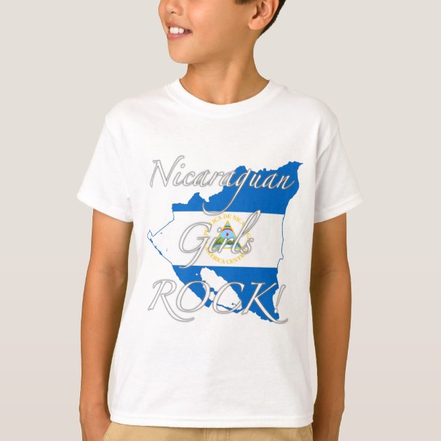 Nicaraguamädchen-Felsen! T-Shirt (Vorderseite)