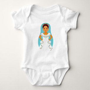 Nicaraguan Matryoshka Baby Bodysuit Baby Strampler