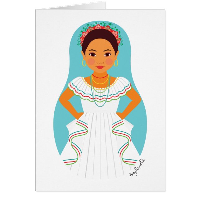 Nicaraguan Matryoshka Card (Vorne)