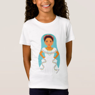 Nicaraguan Matryoshka Girls' T - Shirt