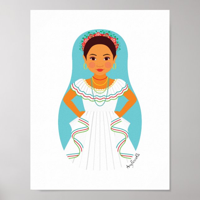 Nicaraguan Matryoshka Poster (Vorne)