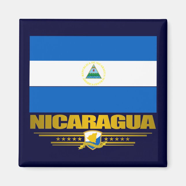 "Nicaraguaner-Pride" Magnet (Vorne)