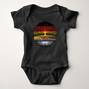 Nicaraguanisch Deutsch Deutschland Baum Baby Strampler