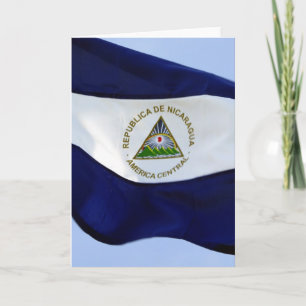 nicaraguanische Flagge Karte