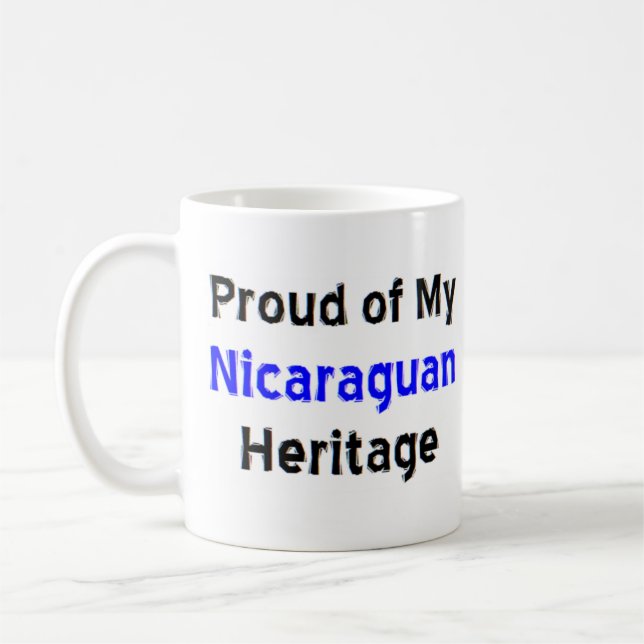 nicaraguanische Kaffee-Tasse Kaffeetasse (Links)
