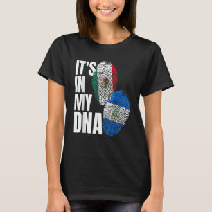 nicaraguanische und mexikanische DNA-Flagge T-Shirt