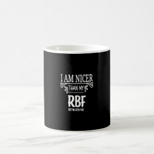Nicartiger als mein RBF  sich im Gesicht ausruhen Kaffeetasse