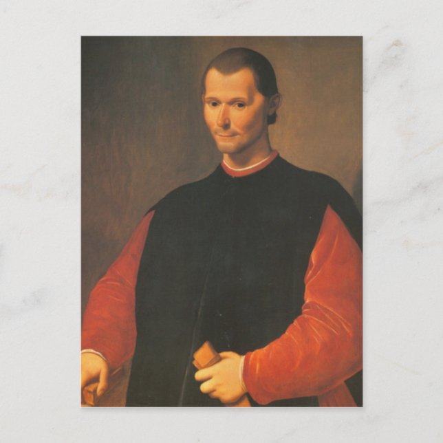 Niccolò Machiavelli Postkarte (Vorderseite)
