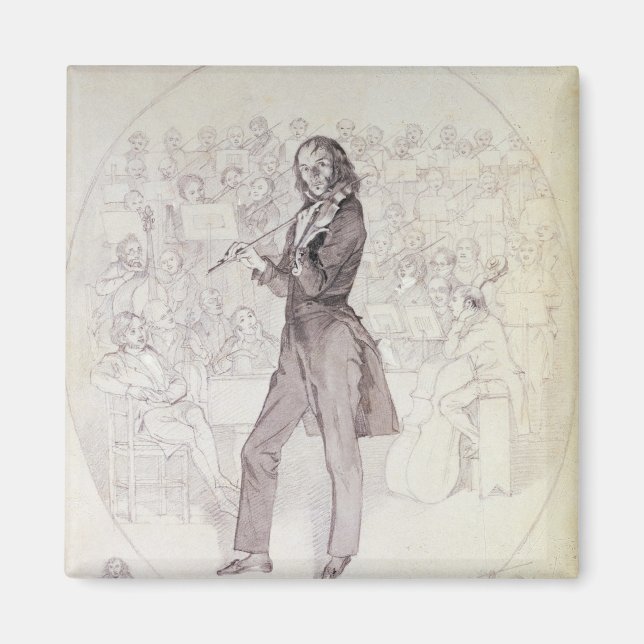 Niccolo Paganini, Violinist Magnet (Vorne)