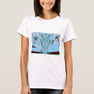 Nice Beautiful Aqua Phantastisches Blumenmuseum T-Shirt