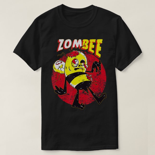 Nice Beekeeping Zombie Honeybee Zombee Beekeeper T-Shirt (Design vorne)