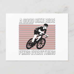 Nice Bike Rider Design - Eine gute Rad-Ride-Korrek Postkarte