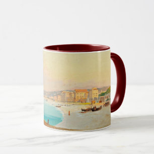 Nice, Blick auf den Strand von Quai du Midi, Tasse