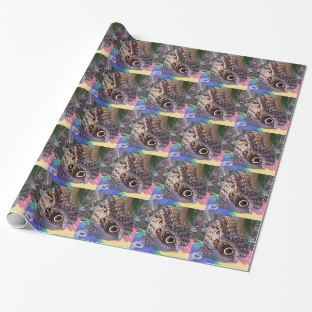 Nice Butterfly Wrapping Paper Geschenkpapier (Ungerollt)