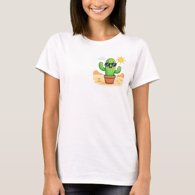 Nice Cactus | Sei glücklich T-Shirt (Vorderseite)