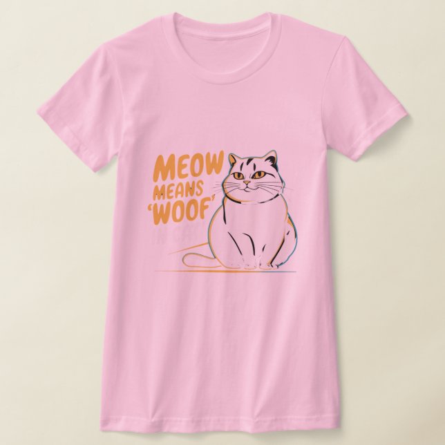 Nice Cat's Meow T-Shirt (Ablage )