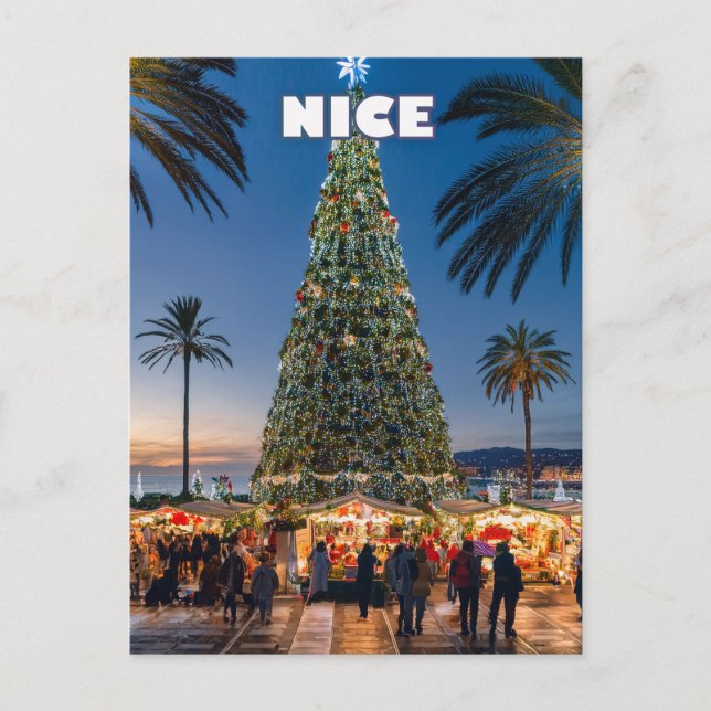 Nice Christmas Magic Postkarte (Vorderseite)