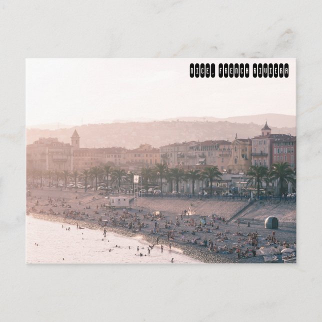 Nice, Côte d'Azur Postkarte (Vorderseite)