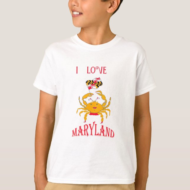 Nice crab in Maryland T-Shirt (Vorderseite)