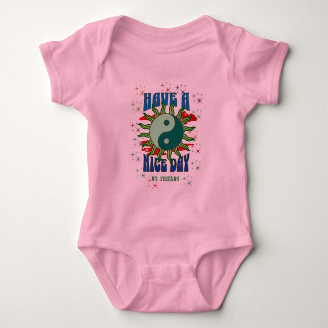 NICE DAY , Baby Bodysuit Baby Strampler (Vorderseite)