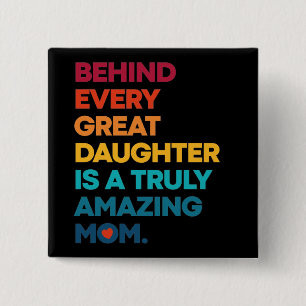 Nice Design Expression Text für Mother's Day Butto Button