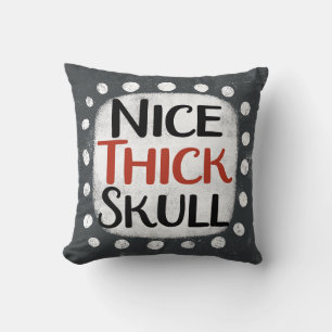 Nice dick Skull Throw Kissen
