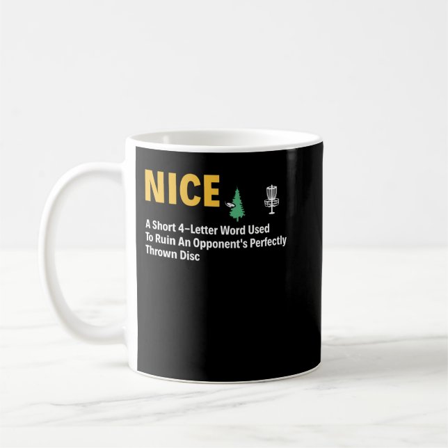 Nice Disk Golf Funny Definition Disc Golfer Long S Kaffeetasse (Links)
