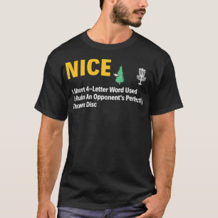 Nice Disk Golf Funny Definition Disc Golfer T-Shirt