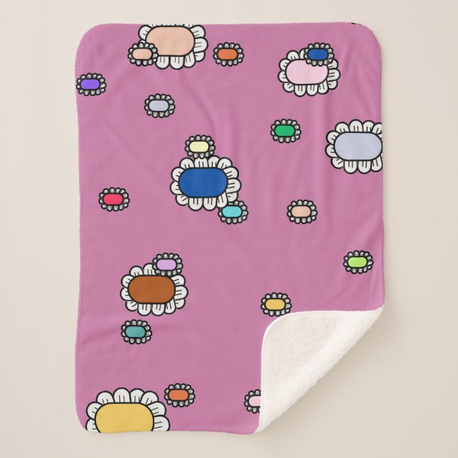 nice flowers sherpadecke (Vorderseite)