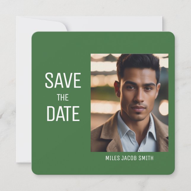 Nice Foto Abschluss Einladung Save the Date (Vorderseite)
