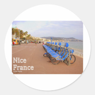 Nice France #1 Runder Aufkleber