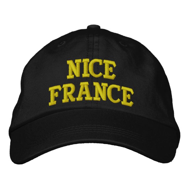 NICE FRANCE BESTICKTE KAPPE (Vorderseite)