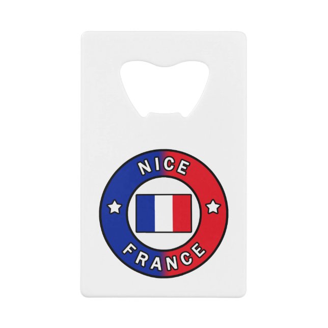 Nice France Geldbeutel Flaschenöffner (Vorderseite)