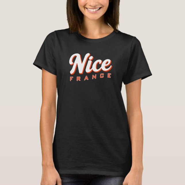 Nice France T-Shirt (Vorderseite)