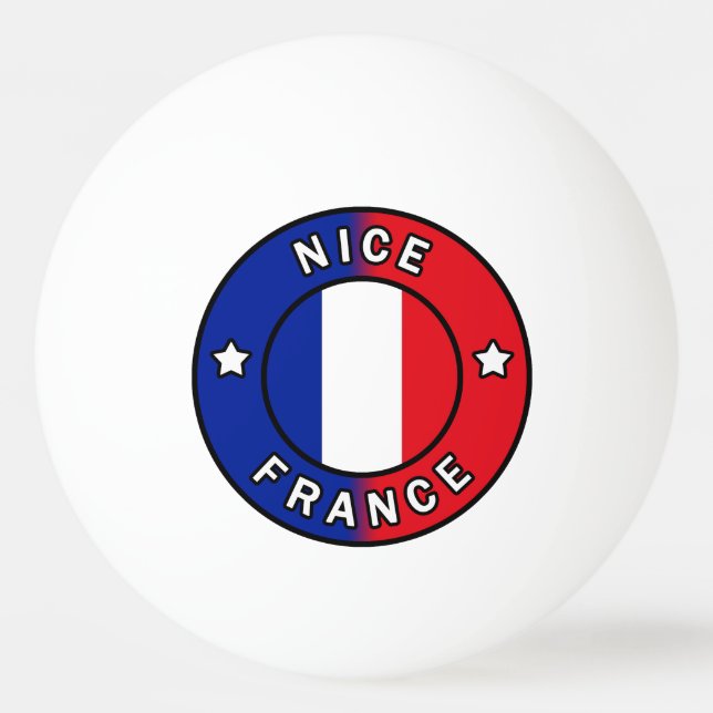 Nice France Tischtennisball (Vorderseite)