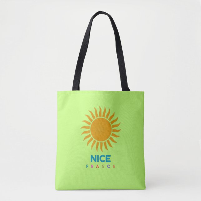 Nice France Tote Bag (Vorderseite)
