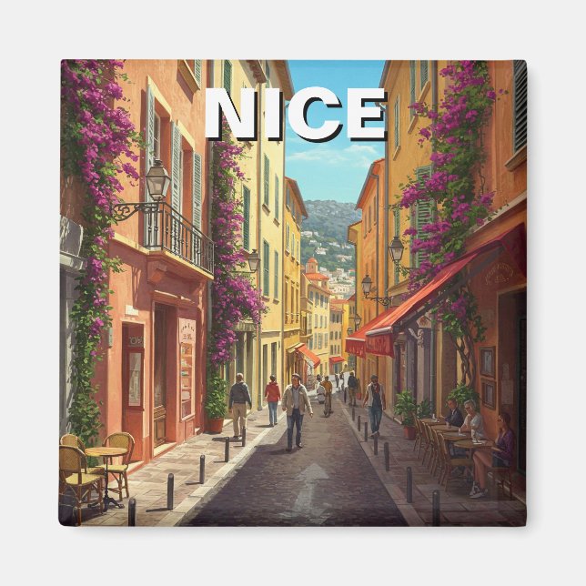 Nice France Travel Magnet (Vorne)