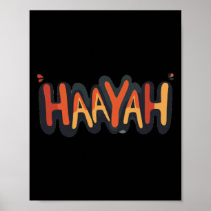 Nice Haayah Ttle Cry Kostüm für Karate Liebhaber Poster