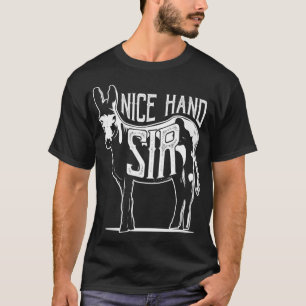 Nice Hand Sir Donkey Poker Funny Gambling Design T-Shirt