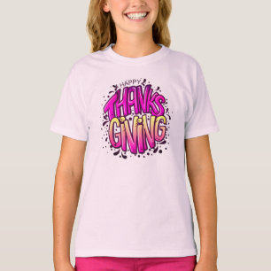 Nice Happy Thanksgiving Typografie T-Shirt
