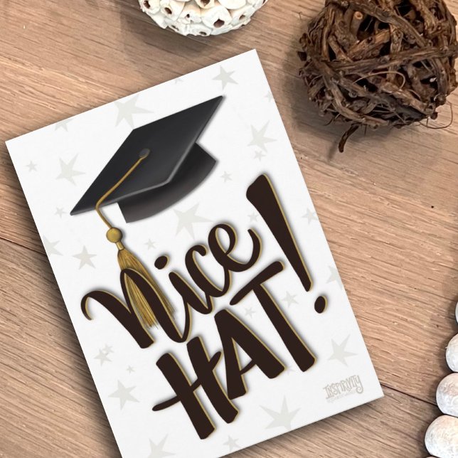 Nice Hat Tassel Fun Inspirivity Abschluss Card Karte (Von Creator hochgeladen)