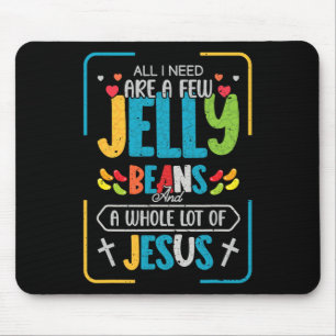 Nice Jesus Teen Fun Christlich Jelly Bean Candy Lo Mousepad