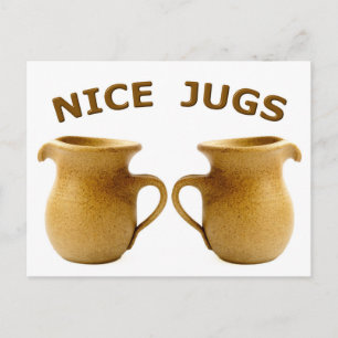 Nice Jugs Postcard Postkarte