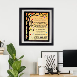 Nice Kid Klassenzimmer Birds Tree Inspirierend Sch Poster