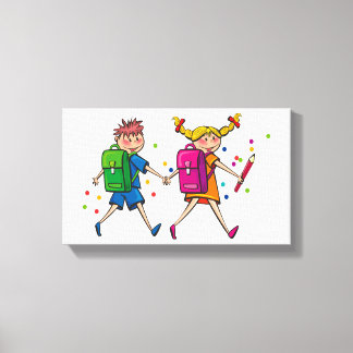 Nice-Kids | Zazzle_Growshop. Leinwanddruck